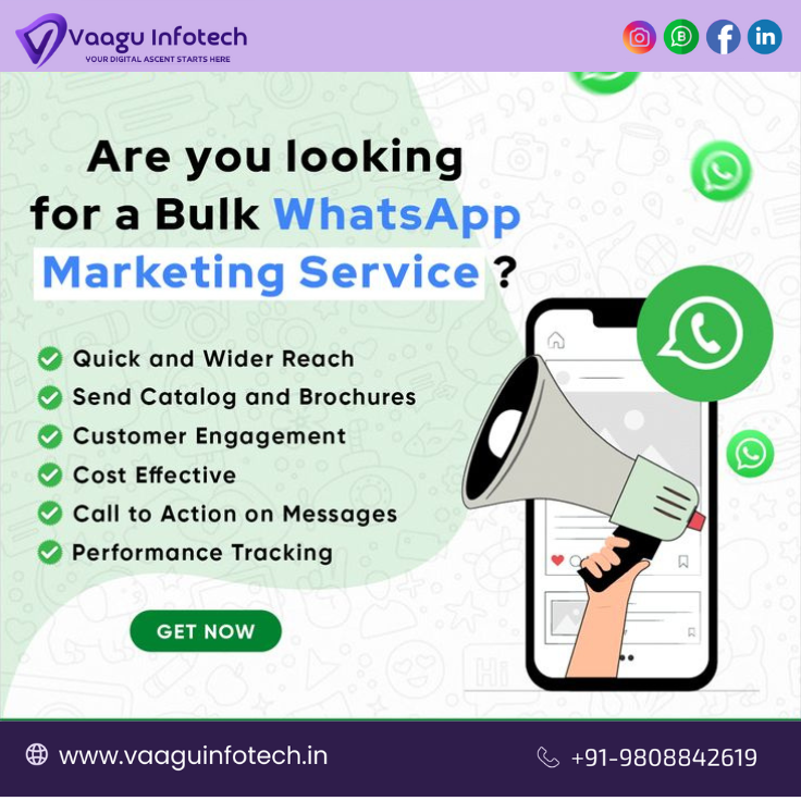 WhatsApp Marketing Services in Indirapuram - vaagu infotech