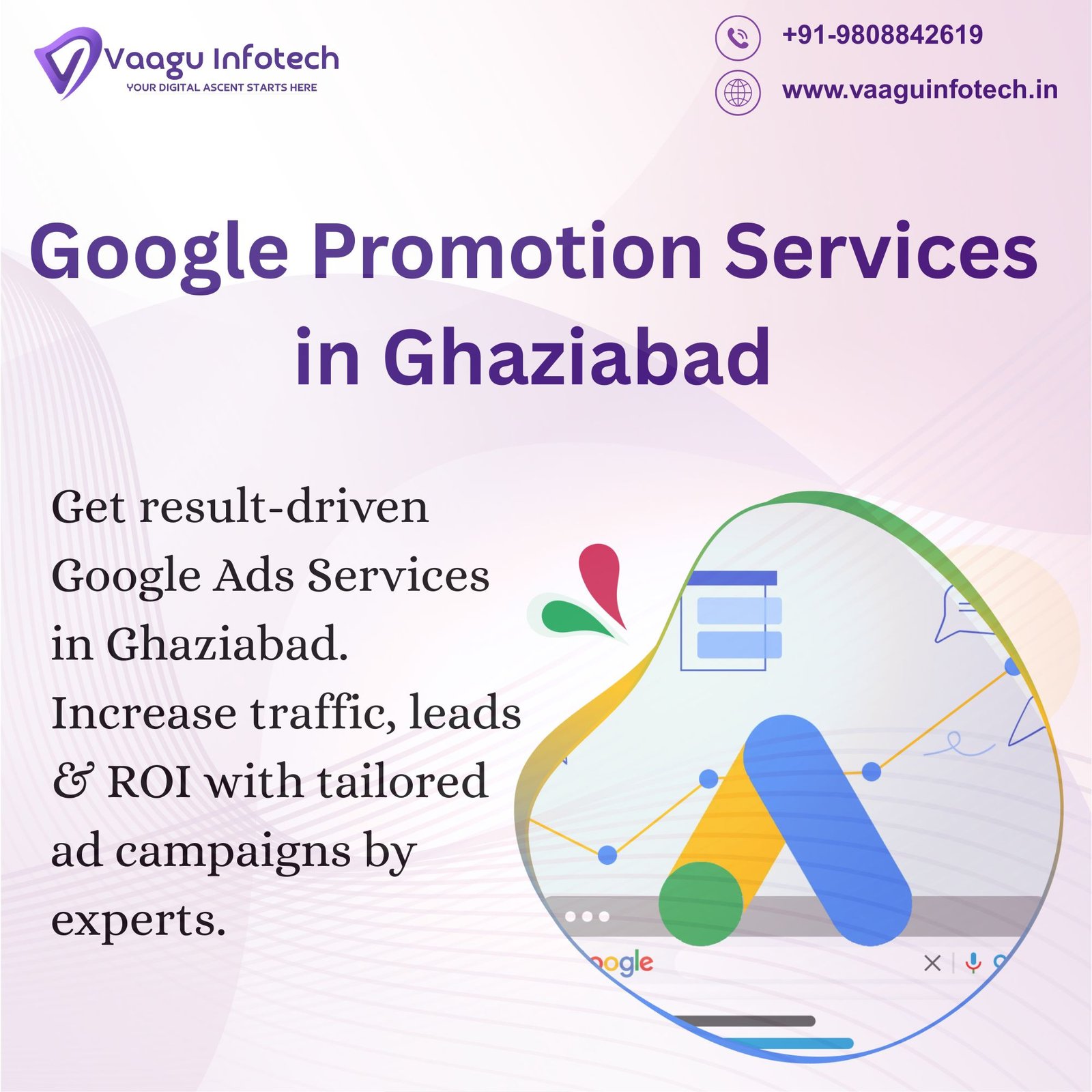 google promotions service - google ads services - vaagu Infotech